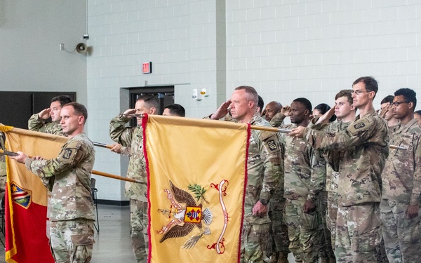 321st Sustainment Brigade change of command ceremony