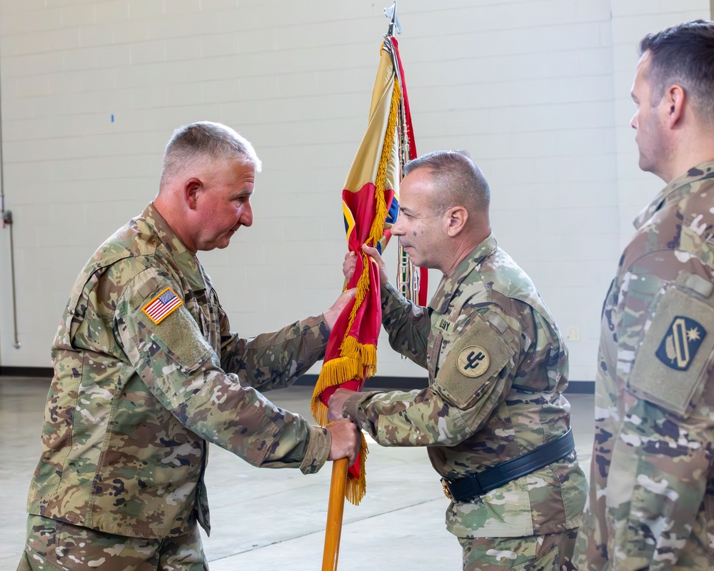 321st Sustainment Brigade change of command ceremony