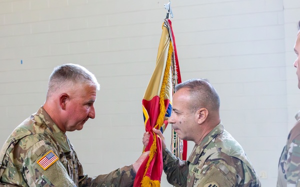 321st Sustainment Brigade change of command ceremony