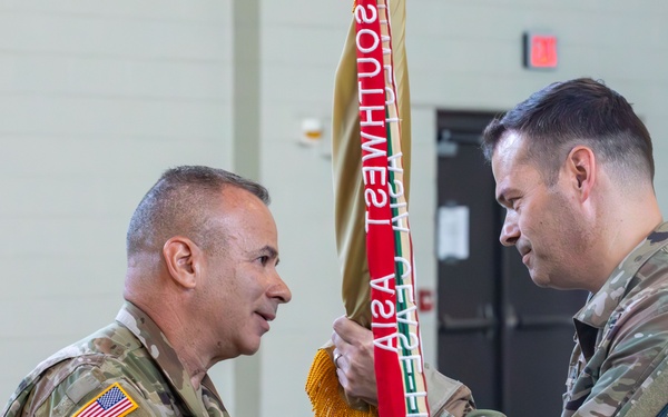 321st Sustainment Brigade change of command ceremony