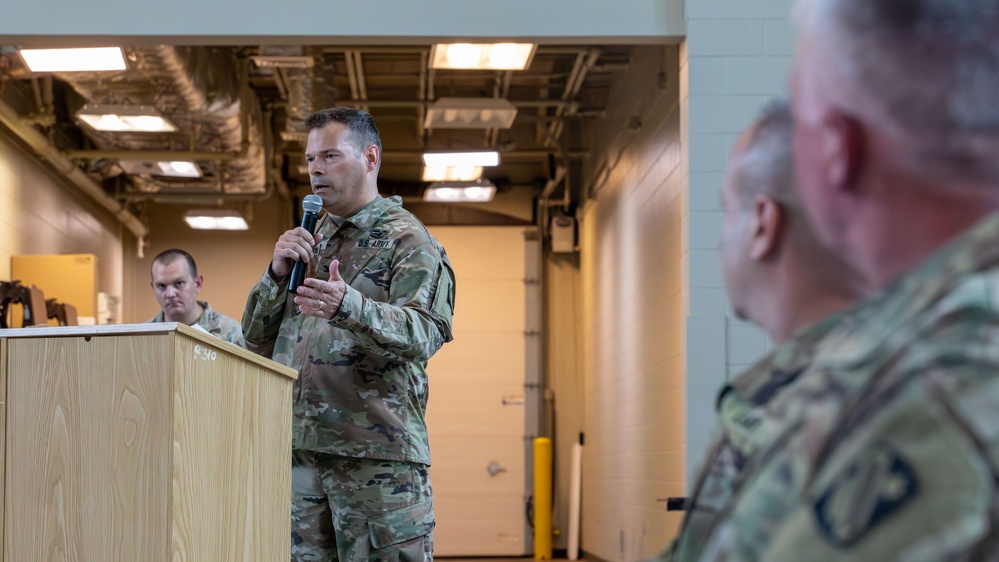 321st Sustainment Brigade change of command ceremony