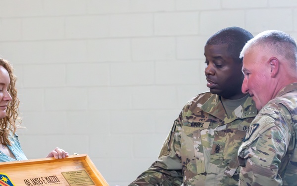 321st Sustainment Brigade change of command ceremony