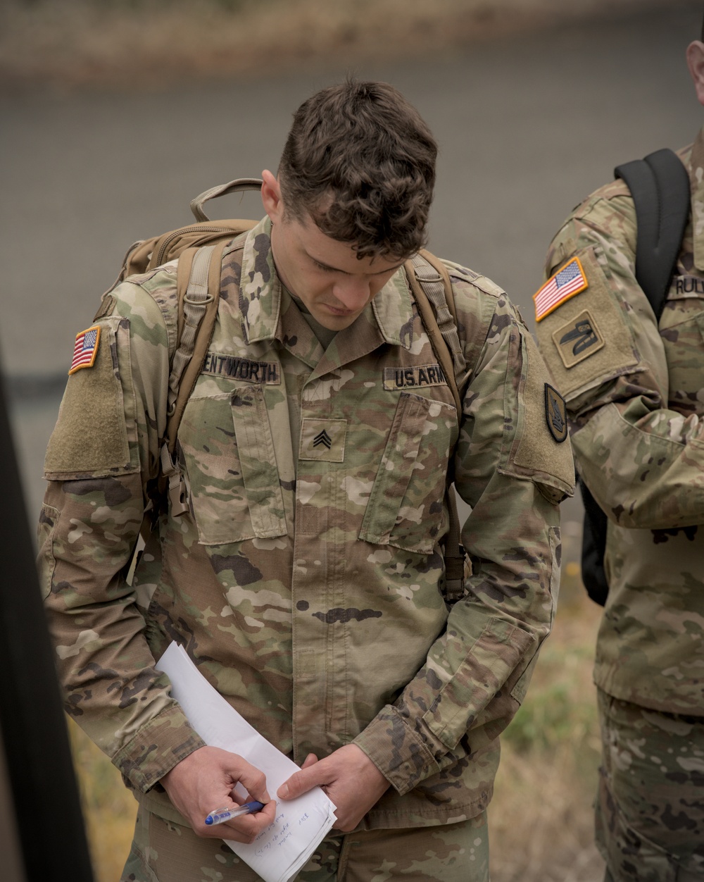 Washington National Guard Soldiers with the 56th Theater Information Group Conduct Training