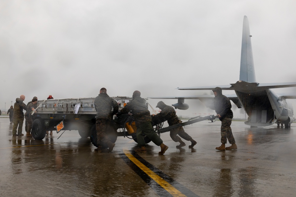 3rd and 1st MAW collaborate to transport fixed-wing ordnance to the Philippines for the first time