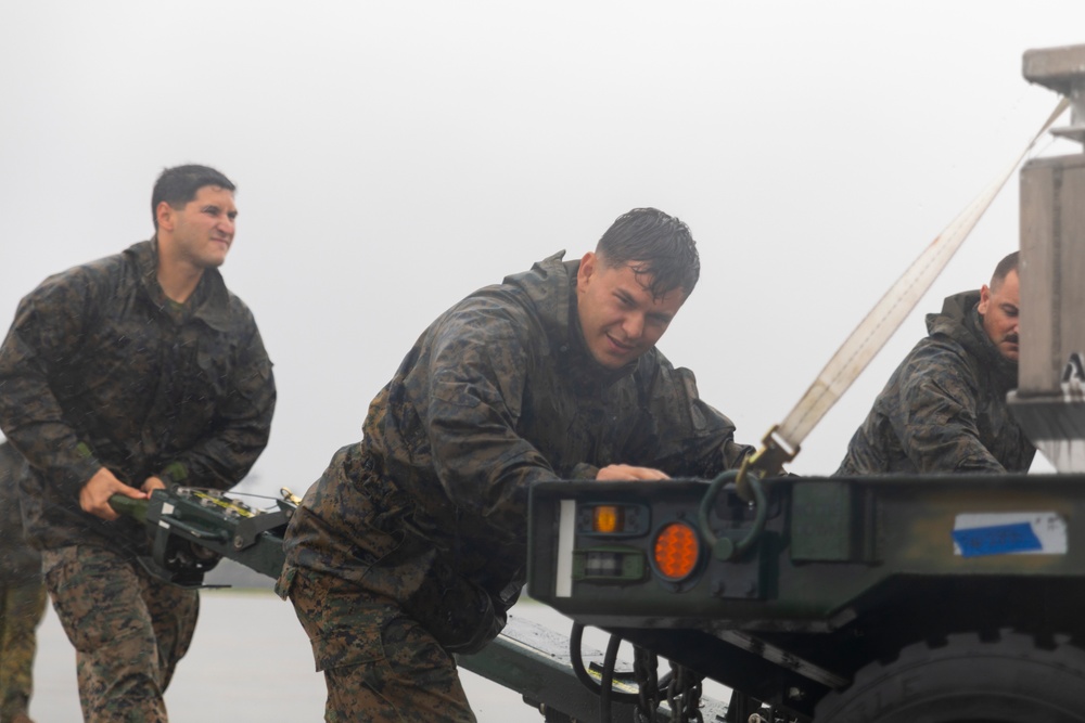 3rd and 1st MAW collaborate to transport fixed-wing ordnance to the Philippines for the first time