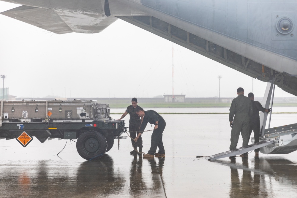 3rd and 1st MAW collaborate to transport fixed-wing ordnance to the Philippines for the first time