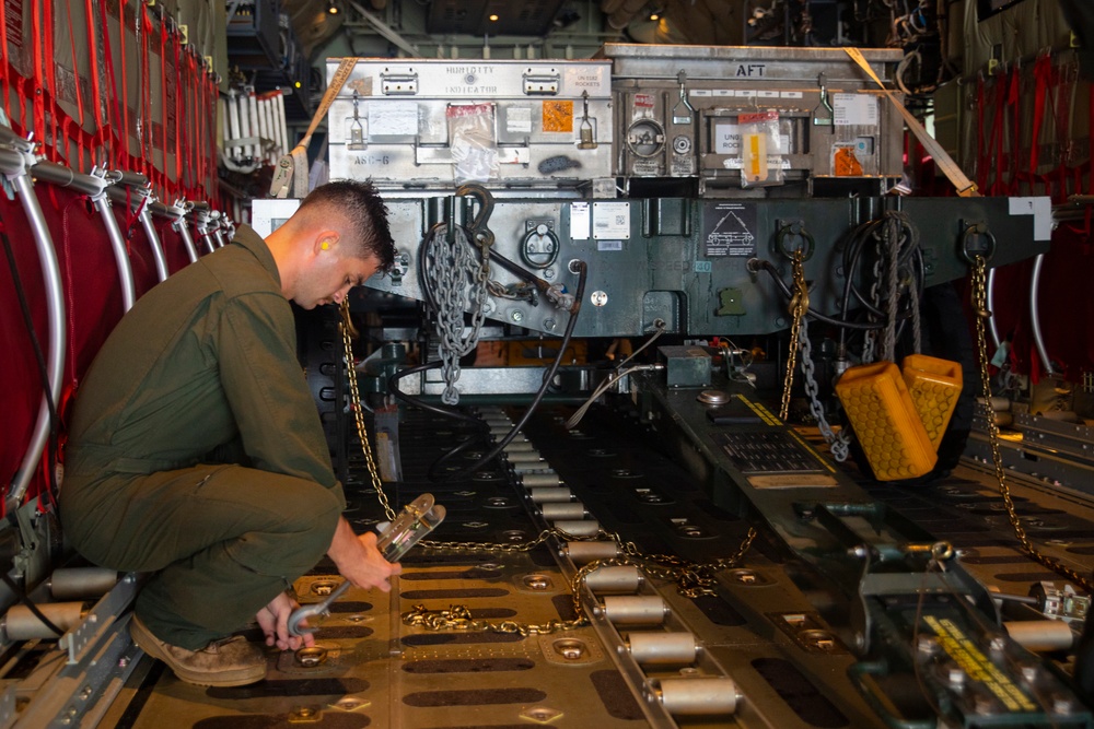 3rd and 1st MAW collaborate to transport fixed-wing ordnance to the Philippines for the first time