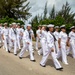 Sailors from USS John Finn March in Liberation Day Parade during Saipan Port Visit