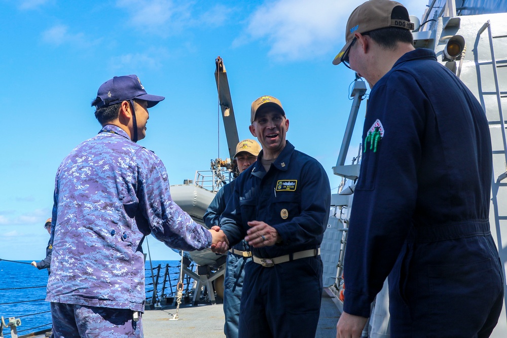 USS John Finn (DDG 113) Conducts Operations with Japanese Maritime Self-Defense Force
