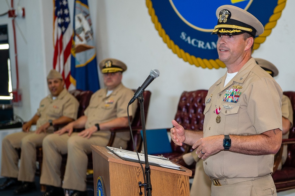 NRC Sacramento Change of Command Ceremony