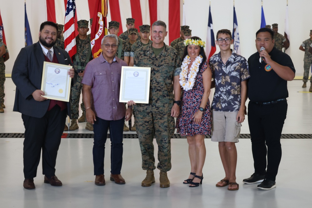 Marine Corps Base Camp Blaz Change Of Command