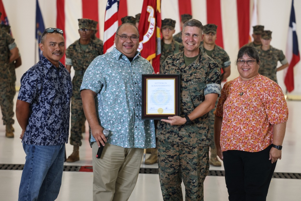 Marine Corps Base Camp Blaz Change Of Command