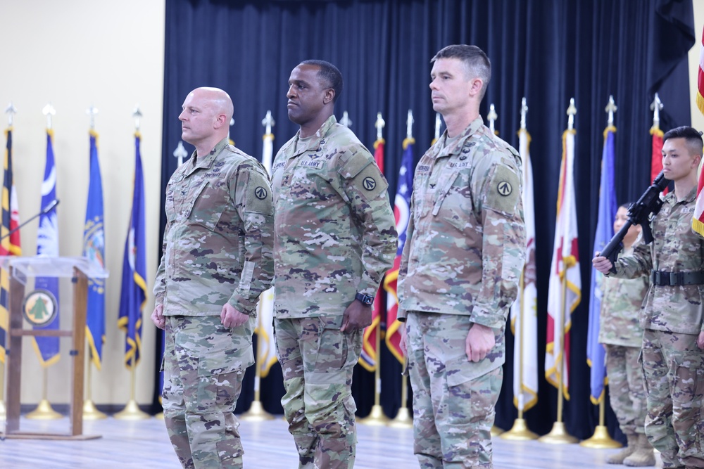 595th Transportation Brigade Change of Command, Camp Arifjan, July 2023