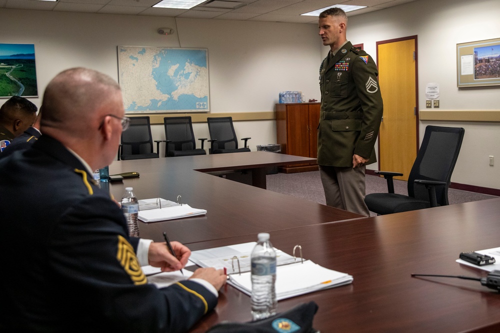 National Guard Best Warrior Competition NCO Board