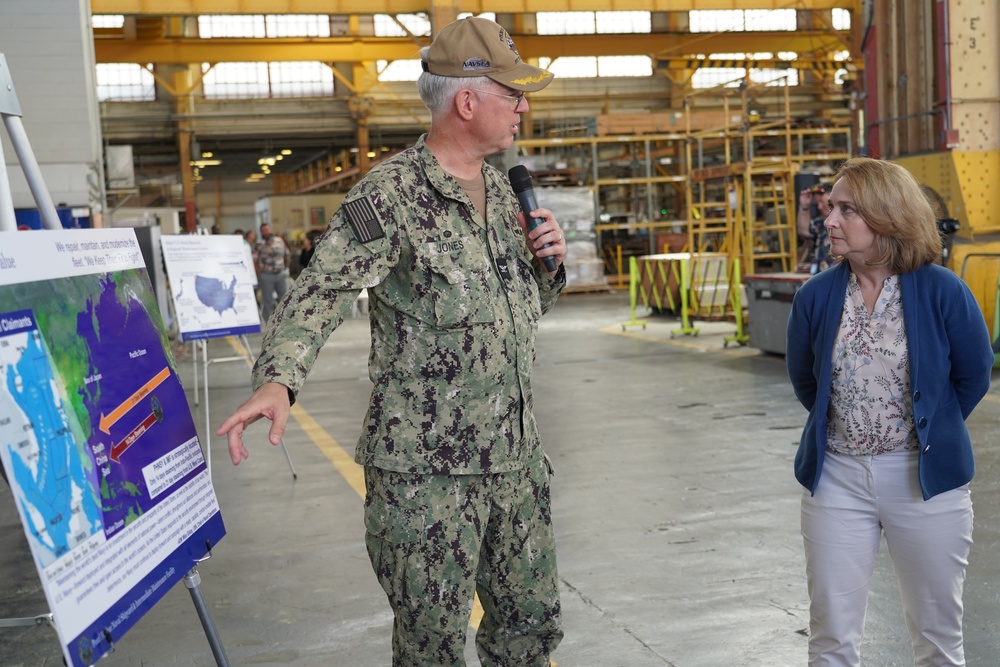 Deputy Secretary of Defense Kathleen Hicks visits Pearl Harbor Naval Shipyard