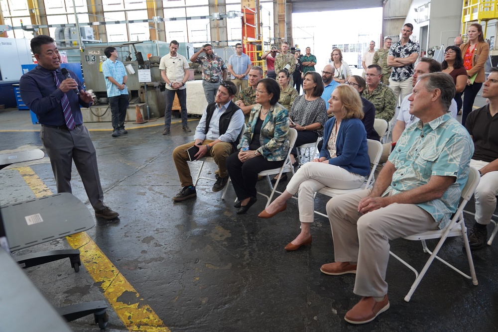 Deputy Secretary of Defense Kathleen Hicks visits Pearl Harbor Naval Shipyard