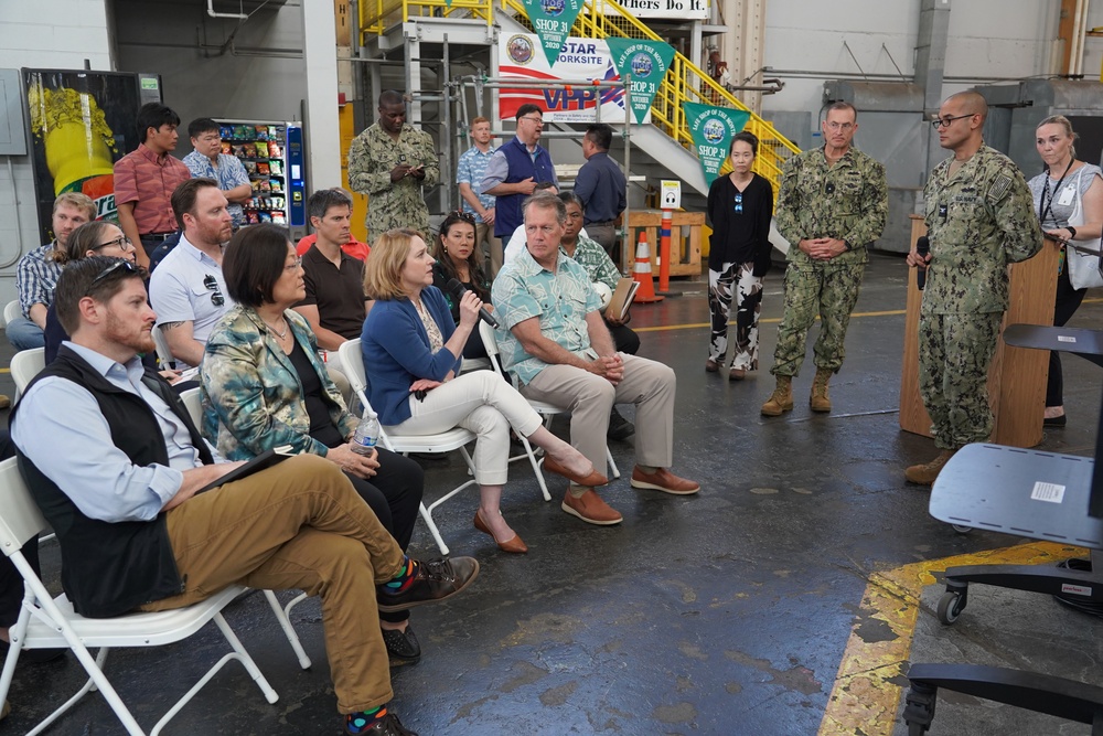 Deputy Secretary of Defense Kathleen Hicks visits Pearl Harbor Naval Shipyard