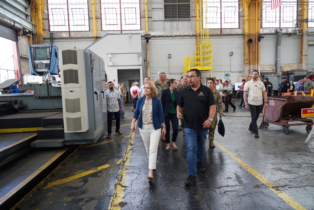 Deputy Secretary of Defense Kathleen Hicks visits Pearl Harbor Naval Shipyard