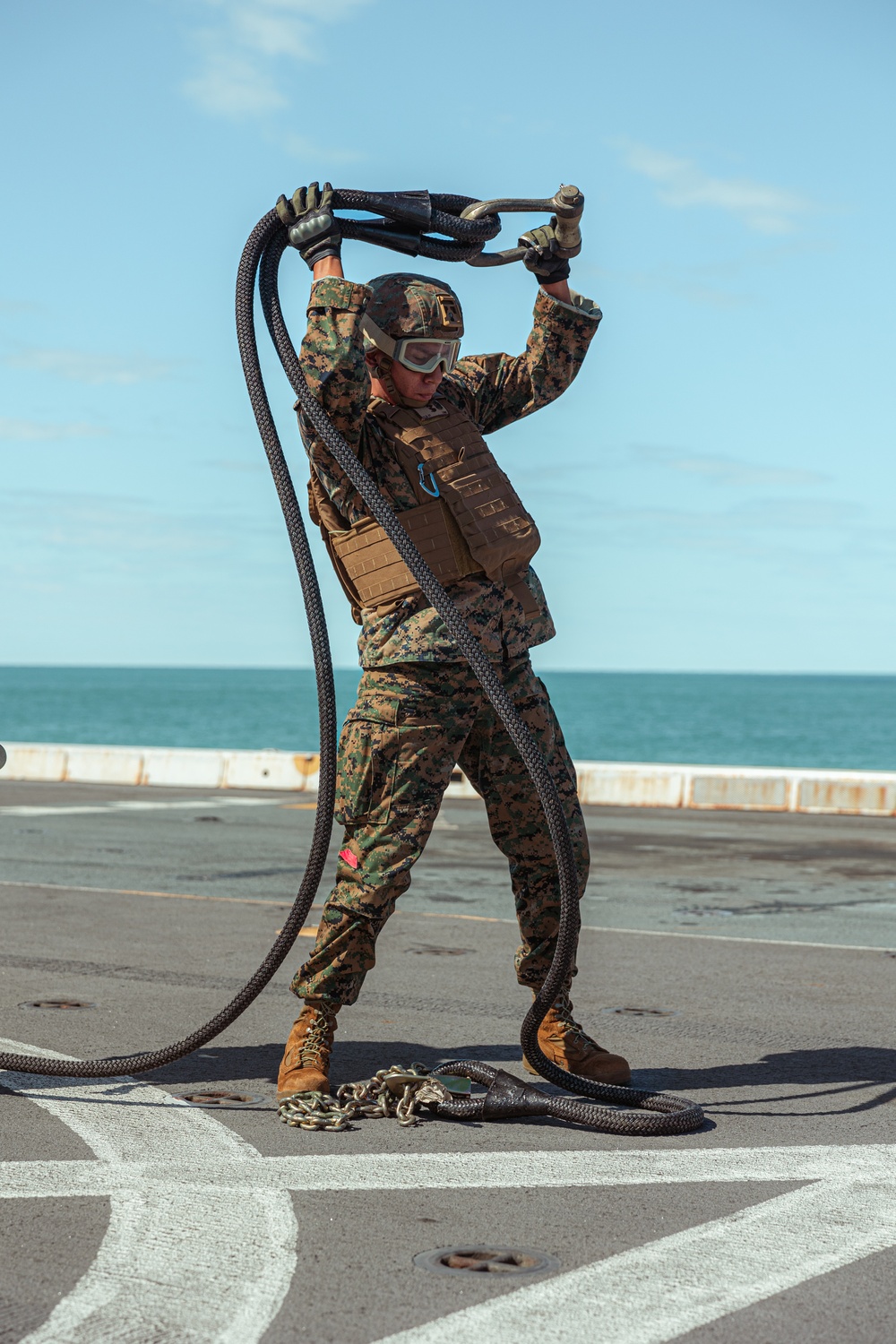 HST aboard the USS Green Bay