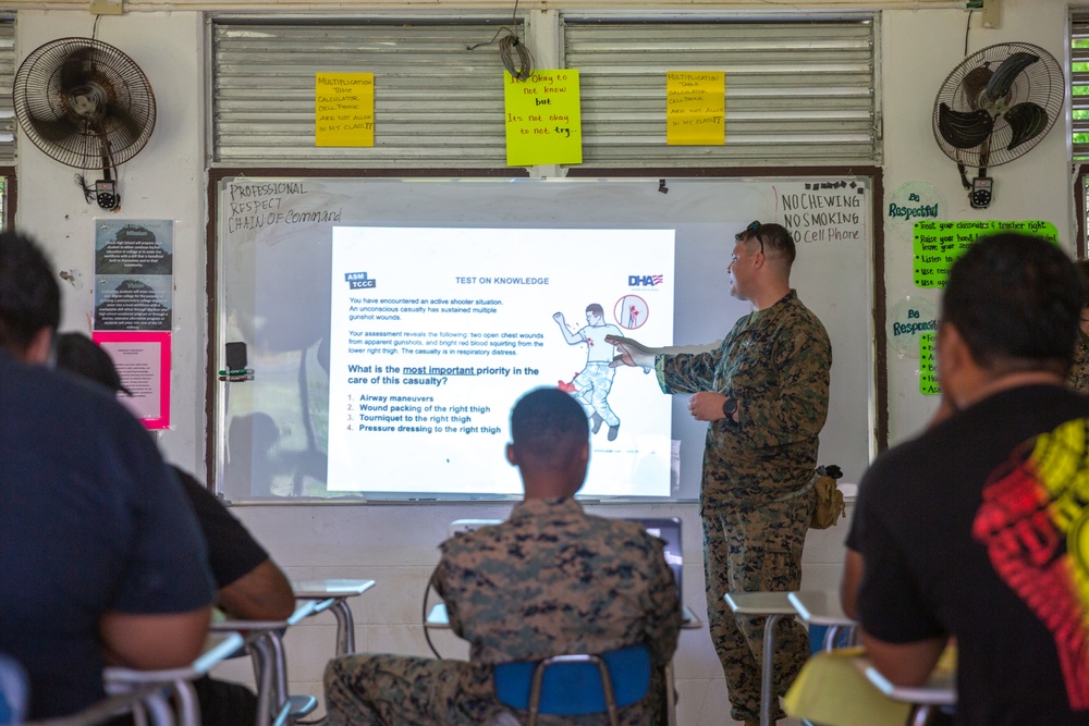 KM23: Chuuk State Police Academy Medical Training