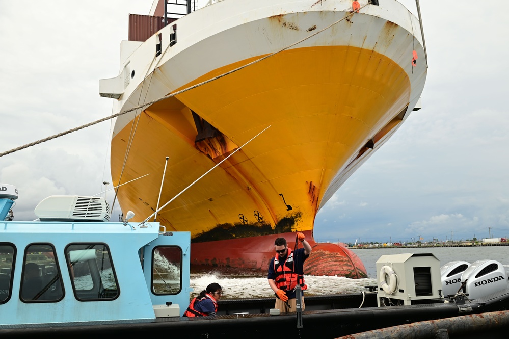 Water samples surrounding motor vessel Grande Costa D’Avorio at Port Newark