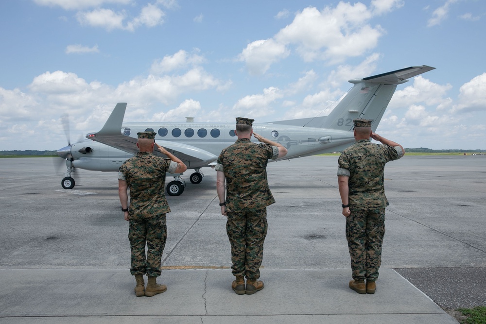 MCIEAST Commander Col. Adolfo Garcia Jr. Visits MCAS Beaufort