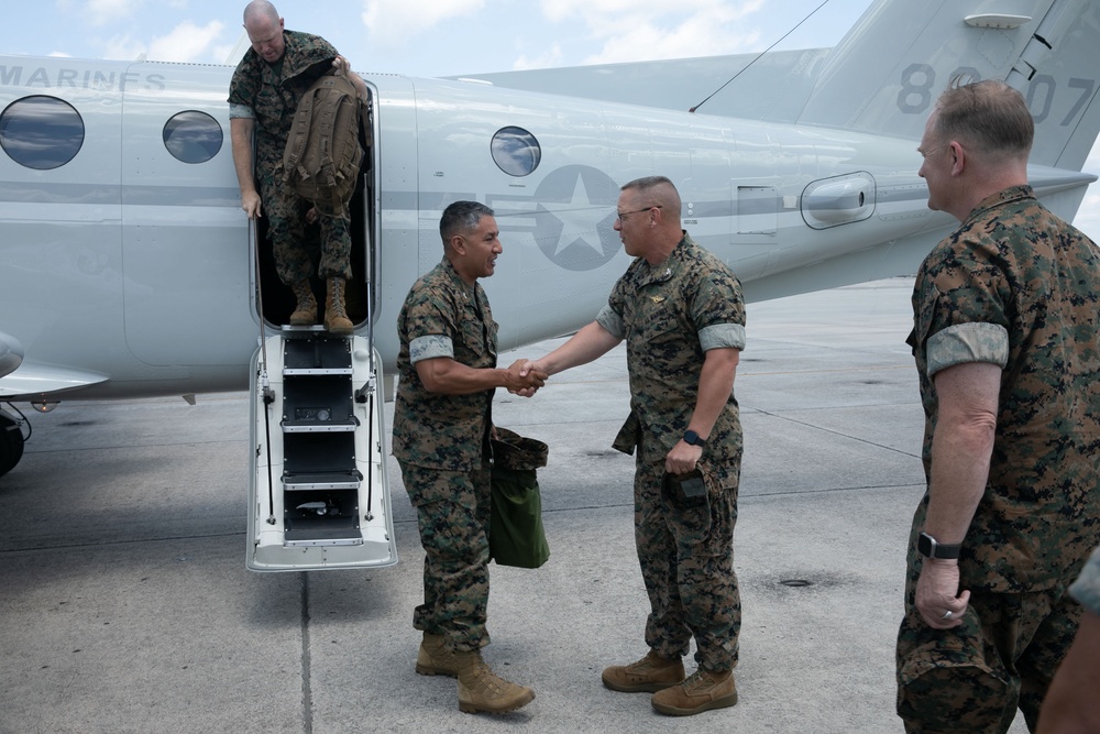 MCIEAST Commander Col. Adolfo Garcia Jr. Visits MCAS Beaufort