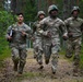Sky Soldiers compete during Bayonet Week