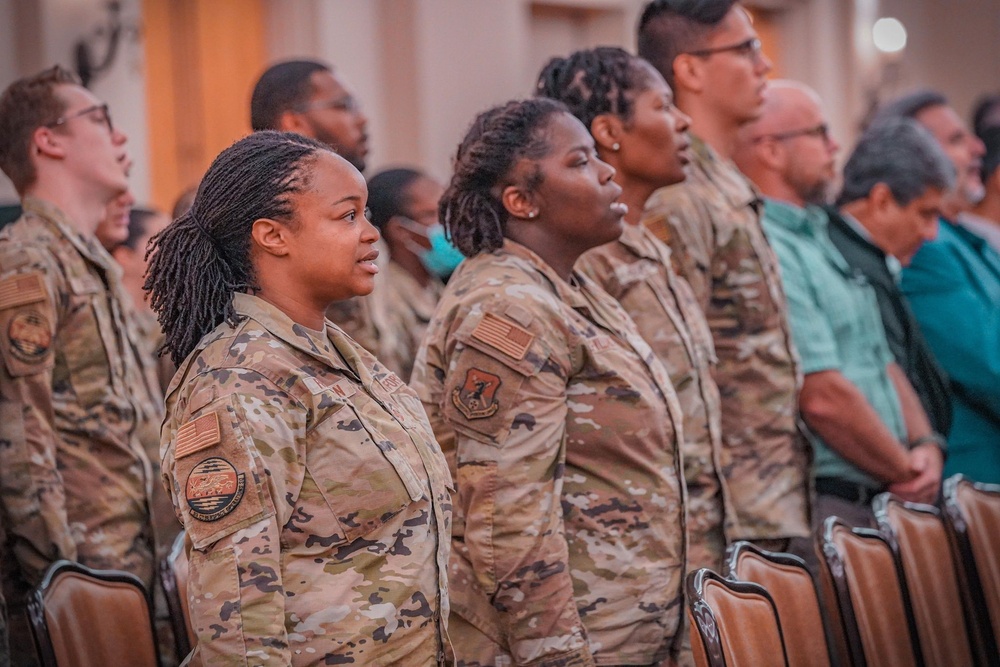 33rd Cyberspace Operations Squadron conducts change of command ceremony