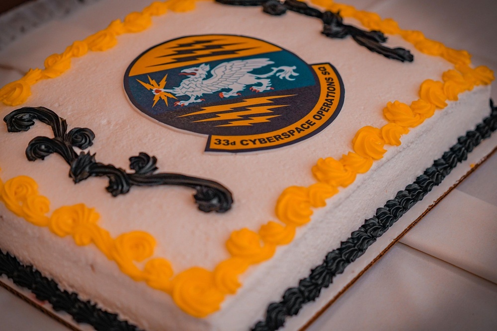 33rd Cyberspace Operations Squadron conducts change of command ceremony