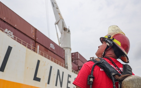 Unified Command continues response to fire aboard motor vessel Grande Costa D’Avorio at Port Newark