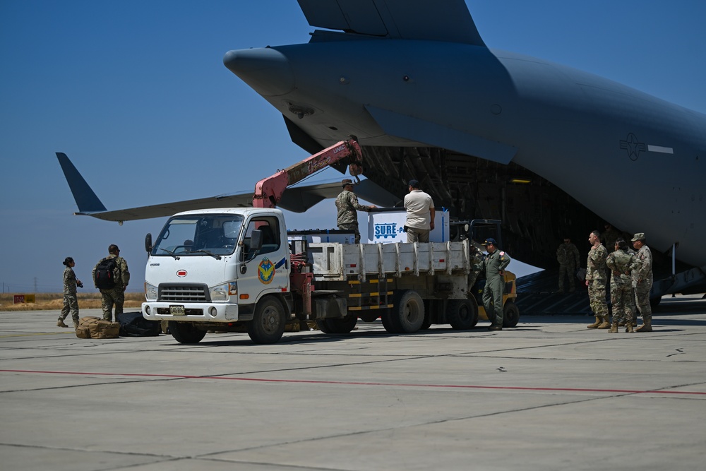 U.S. Air Force Delivers Medical Supplies During Resolute Sentinel 23