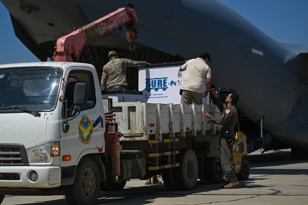 U.S. Air Force Delivers Medical Supplies During Resolute Sentinel 23