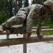 Sky Soldiers compete during Bayonet Week