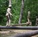 Sky Soldiers compete during Bayonet Week