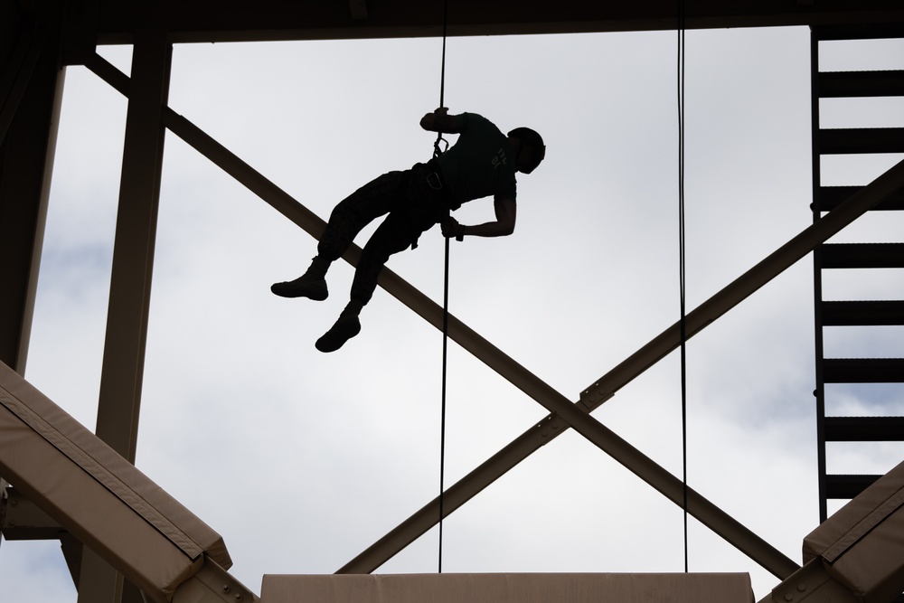 MCRD San Diego Delta Company Rappel Tower