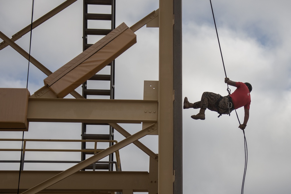 MCRD San Diego Delta Company Rappel Tower