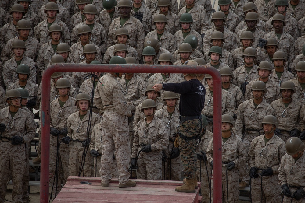 MCRD San Diego Delta Company Rappel Tower