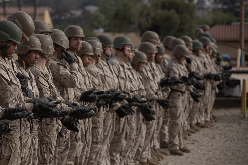 MCRD San Diego Delta Company Rappel Tower