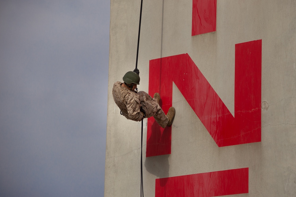 MCRD San Diego Delta Company Rappel Tower