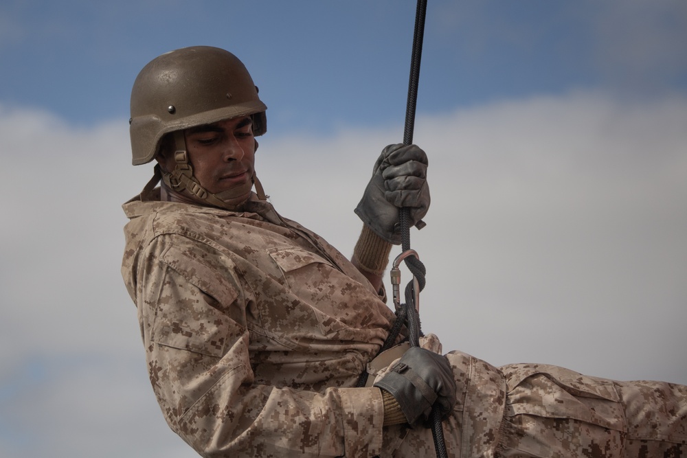 MCRD San Diego Delta Company Rappel Tower