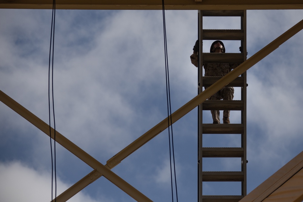 MCRD San Diego Delta Company Rappel Tower