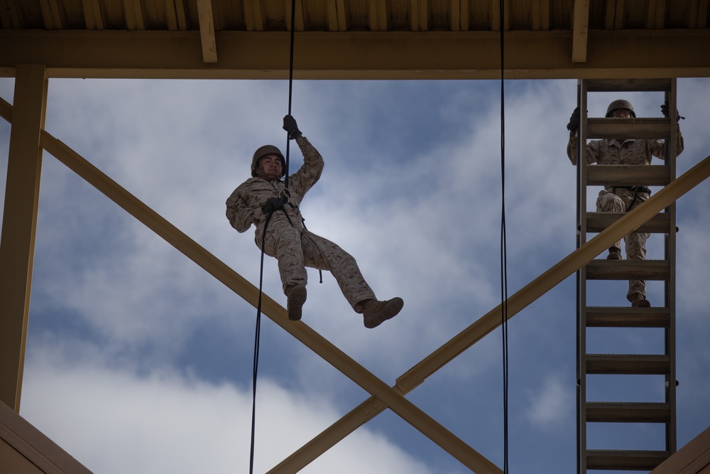 MCRD San Diego Delta Company Rappel Tower