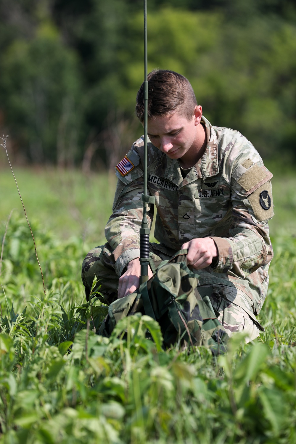 Soldiers throughout the 34th ECAB rehearse 9-Line MEDEVAC procedures on Camp Ripley