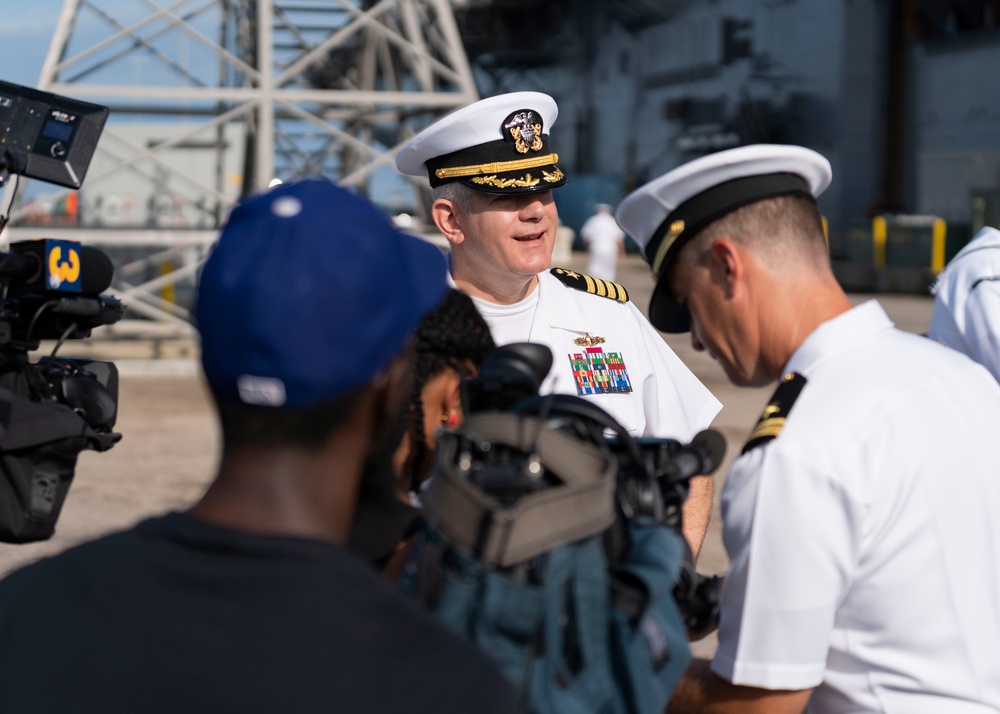 USS Bataan Departs Naval Station Norfolk for Deployment