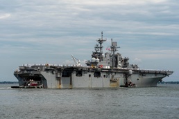 USS Bataan Departs Naval Station Norfolk for Deployment