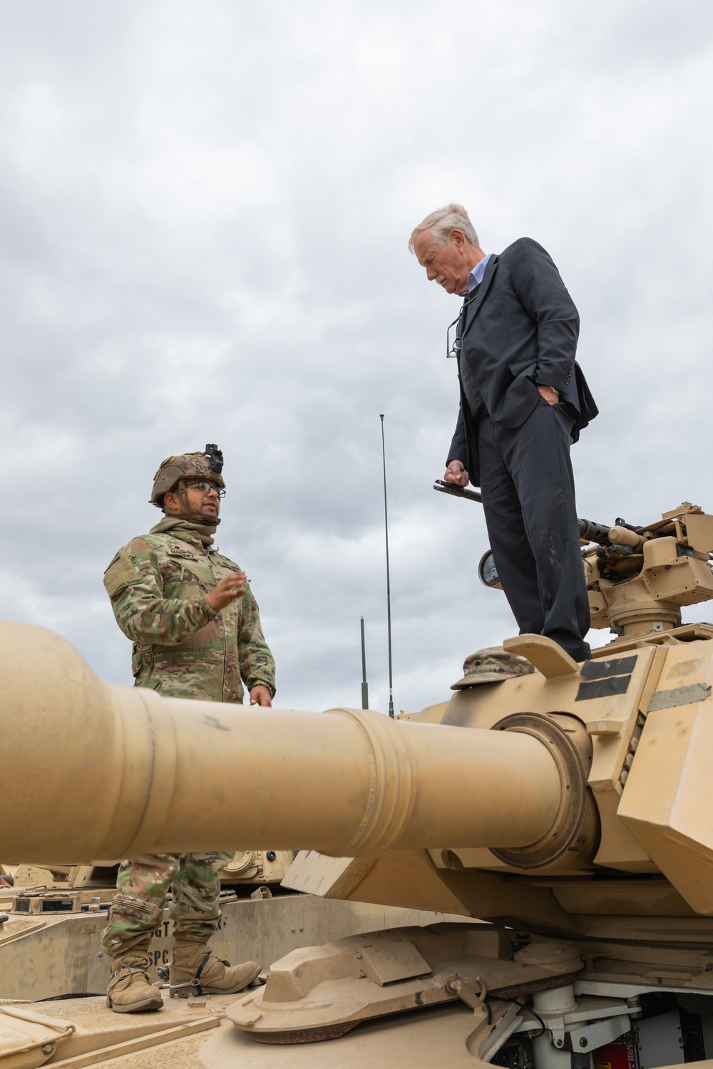 U.S. Congressional Delegation visits Task Force Ivy Soldiers in Pabrade, Lithuania