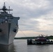 USS Carter Hall departs on deployment with Bataan ARG