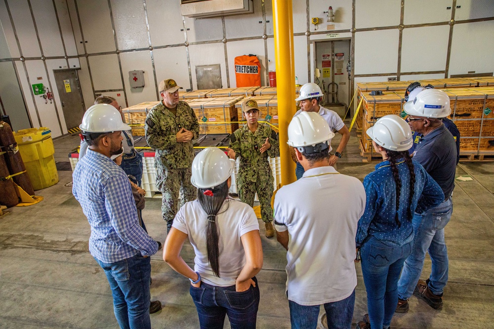 Tour of USNS Burlington