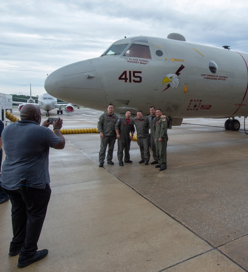 Patrol and Reconnaissance Squadron (VP) 30 P-3C Orion Sundown Ceremony